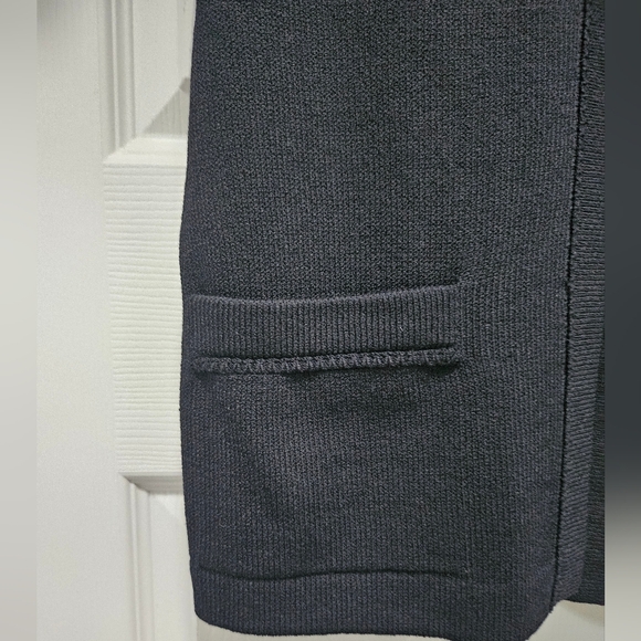 St. John Basics Black Knit Formal Jacket Cardigan - Picture 7 of 15